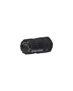 IP67 Power Bajonett • Kabelstecker • 2-pol.+PE • Stift • 9 mm - 16 mm
