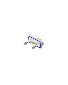 IP67 D-SUB High Density Solid Body • 15-pos. • Plug • Solder pin angled .362"