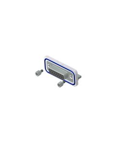 IP67 D-SUB • 15-pos. • Socket • Solder pin angled .189"