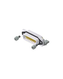 IP67 D-SUB CONEC SlimCon • 15-pos. • Plug • Solder pin angled 8,3 mm