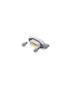 IP67 D-SUB CONEC SlimCon • 9-pos. • Plug • Solder pin angled 8,3 mm