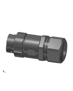 IP67 Power Bajonett • Kabelstecker • 2-pol. • Buchse • 9 mm - 16 mm
