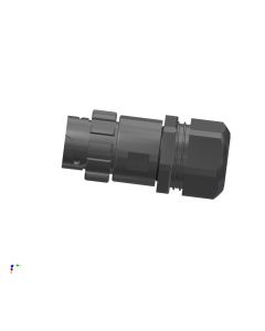 IP67 Power Bajonett • Kabelstecker • 2-pol.+PE • Buchse • 9 mm - 16 mm
