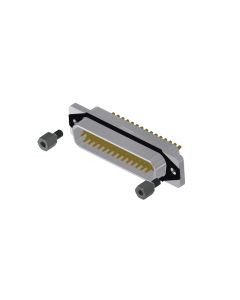 IP67 D-SUB High Density CONEC SlimCon • 44-pos. • Plug • Solder cup