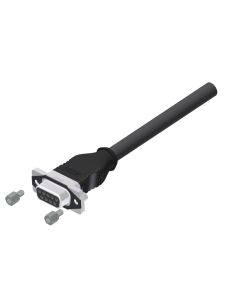 IP67 D-SUB cable assembly CONEC SlimCon • 9-pos. • Socket • With Cable