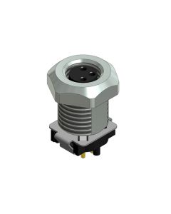Flansch • Kupplung axial • Frontmontage • 3-pol. • 13 mm • A-codiert • THR • Geschirmt