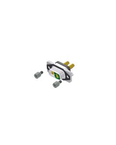 IP67 Combination D-SUB • 2W2C  [○/○] • Socket