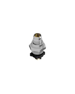 Flansch • Stecker axial • Frontmontage • M8x1 • 4-pol. • 9 mm • A-codiert • THR • Ungeschirmt