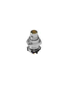 Flansch • Stecker axial • Frontmontage • 3-pol. • 9 mm • A-codiert • THR • Geschirmt