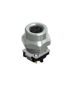 Flansch • Kupplung axial • Frontmontage • 3-pol. • 9 mm • A-codiert • THR • Geschirmt