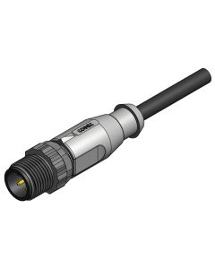 Stecker axial • Anschlussleitung • M12x1 • 4-pol. • 2 m • 0,34 mm²