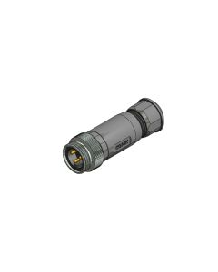 Male connector axial • 7/8 • Screw Termination • 4- pos. • Unshielded • Copper Alloy