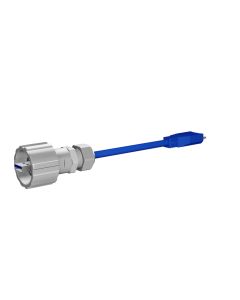 IP67 USB • Patch cord • USB 3.0 Type A Bayonet (IP67) • Plastic metallized • USB 3.0 Type Micro-B (IP20) • 0,3 m