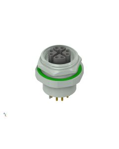 Flansch • M12x1 • 8-pol. • 10 mm • THR • Geschirmt  M14x1 • Kupplung axial • Flansch THR • Geschirmt