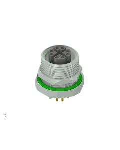 Flansch • M12x1 • 8-pol. • 6 mm • THR • Geschirmt  M14x1 • Kupplung axial • Flansch THR • Geschirmt