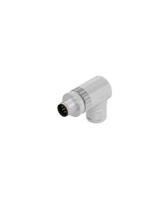 Male connector angled • M12x1 • Screw Termination • 8-pos. • Shielded • Zinc die cast