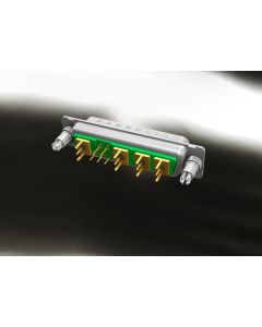 D-SUB Combination Standard • 9W4  [○ • ○○○] • Stift • Lötpin gerade • 50 Ohm