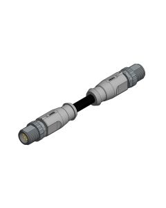 Stecker axial • A-codiert • Verbindungsleitung • M12x1 • 8-pol. • 1,5 m • 0,25 mm² • TPU halogenfrei geschirmt • Geschirmt