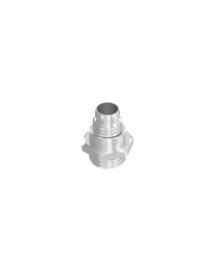 Installation components • Socket housing • Male connector axial • Front panel mounting • M8x1 • 9 mm • for M8x1 male SMT/THR,  A-, B-coded • Brass