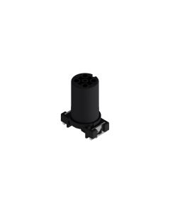 Einbaukomponenten • Isolierkörper • Kupplung axial • Frontmontage • M12x1 • 4-pol. • 9 mm • A-codiert • Ungeschirmt  M16x1,5