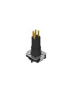 Einbaukomponenten • Isolierkörper • Stecker axial • M8x1 • 4-pol. • A-codiert • SMT • Geschirmt