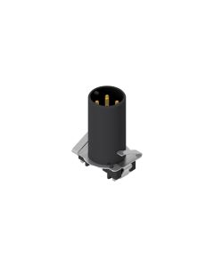 Einbaukomponenten • Isolierkörper • Stecker axial • Frontmontage • M12x1 • 5-pol. • 9 mm • A-codiert • SMT • Geschirmt  M16x1,5
