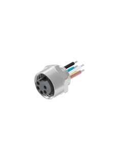 Flansch • Kupplung axial • Frontmontage • 7/8 • 4-pol.+PE • Litze • AWG18 • Ungeschirmt  PG11