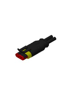 Socket • 3-pos. • Superseal • without protection circuit • 1 m
