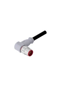 Stecker gewinkelt • A-codiert • Anschlussleitung • M12x1 • 5-pol. • 2 m • 0,34 mm²