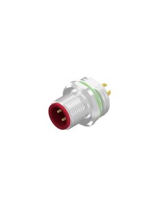 Flansch • Frontmontage • M12x1 • 4-pol. • A-codiert • Lötkelch • M16x1,5 • Stecker axial • Einbauflansch