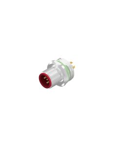 Flansch • Frontmontage • M12x1 • 5-pol. • A-codiert • Lötkelch • M16x1,5 • Stecker axial • Einbauflansch