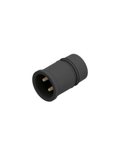 M12x1 • Stecker axial • Kunststoff • 4-pol.+PE