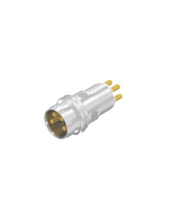 M8x1 • Stecker axial • Vollmetall • 4-pol.