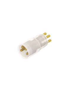 M8x1 • Stecker axial • Kunststoff • 4-pol.