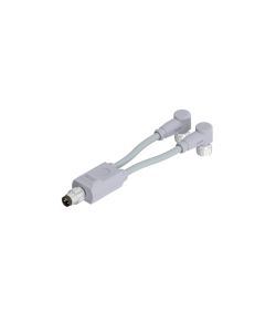M8x1 • 2x Female connector M8x1 angled • 4- pos. • PVC • 0,3 m