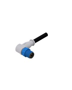 Male connector angled • single ended • M12x1 • 4- pos. • 2 m • 0,75 mm²