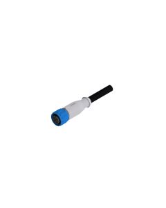 Female connector axial • single ended • M12x1 • 5- pos. • 2 m • 0,75 mm²