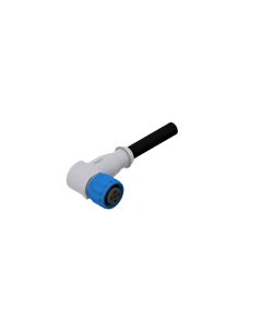 Female connector angled • single ended • M12x1 • 4- pos. • 2 m • 0,75 mm²