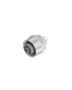 Flansch • Kupplung axial • Frontmontage • 7/8 • 4-pol.+PE • 10 mm • Lötpin gerade • Ungeschirmt  PG13,5