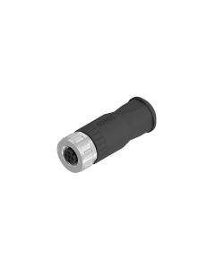 Kupplung axial • M12x1 • Schraubanschluss • 4-pol. • Ungeschirmt • Zinkdruckguss