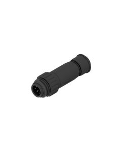 Male connector axial • RD24 • Screw Termination • 6-pos.+PE • Unshielded • Copper Alloy