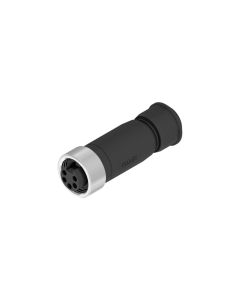 Female connector axial • 7/8 • Screw Termination • 4-pos.+PE • Unshielded • Copper Alloy