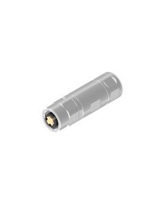 Female connector axial • M12x1 • Crimp • 4- pos. • Shielded • Copper Alloy