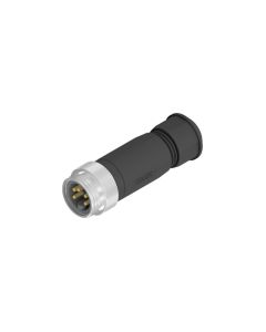 Male connector axial • 7/8 • Screw Termination • 4-pos.+PE • Unshielded • Copper Alloy