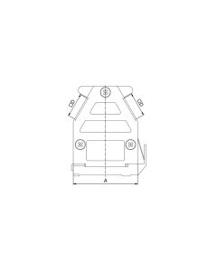 Haube • 9-pol. • Vollmetall