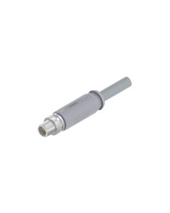 Stecker axial • L-codiert • Anschlussleitung • M12x1 • 4-pol.+FE • 2 m • 2,5 mm² • PUR/PVC • Ungeschirmt • Power Steckverbinder