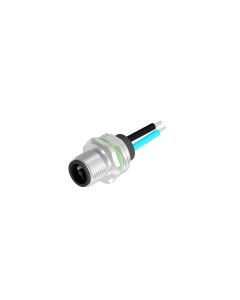 Flansch • M12x1 • 3-pol. • T-codiert • Stecker axial