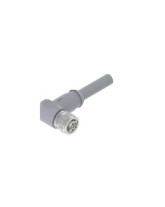 Kupplung gewinkelt • L-codiert • Anschlussleitung • M12x1 • 4-pol.+FE • 2 m • 2,5 mm² • PUR/PVC • Ungeschirmt • Power Steckverbinder
