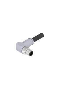 Stecker gewinkelt • L-codiert • Anschlussleitung • M12x1 • 4-pol. • 3 m • 2,5 mm² • PUR/PVC • Ungeschirmt • Power Steckverbinder