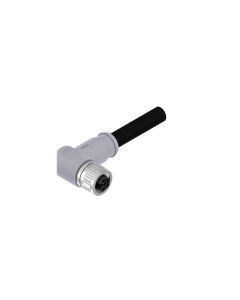Kupplung gewinkelt • L-codiert • Anschlussleitung • M12x1 • 4-pol. • 2 m • 2,5 mm² • PUR/PVC • Ungeschirmt • Power Steckverbinder